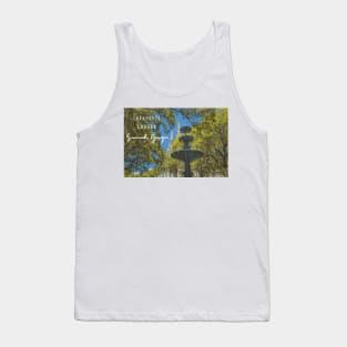 Lafayette Square Fountain, Savannah Georgia Tank Top